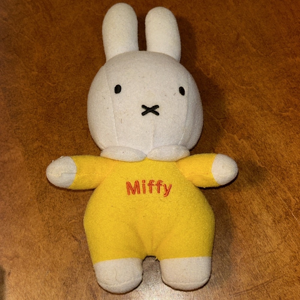Vintage Miffy Nijntje Plush Jemini Mercis 7" White Rabbit Dutch Toy Holland P5